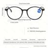 6PCS Ultra-Lightweight Blue Light Blocking Glasses - Stylish Round Frame Reading Glasses for Men & Women with PC Lenses