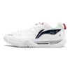 Li Ning Saga II SE Slip Resistant Abrasion Resistant Low Top Badminton Shoes Unisex White AYZU001-1