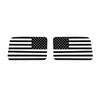 Matte Black American Flag Rear Window Decal For 2018-2022 Jeep Wrangler JL 4Door