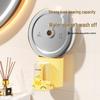 Cartoon Toothbrush Holder & Cup Rack: Punch-Free, Wall-Mounted, Cute Design for Kids' Bathroom.