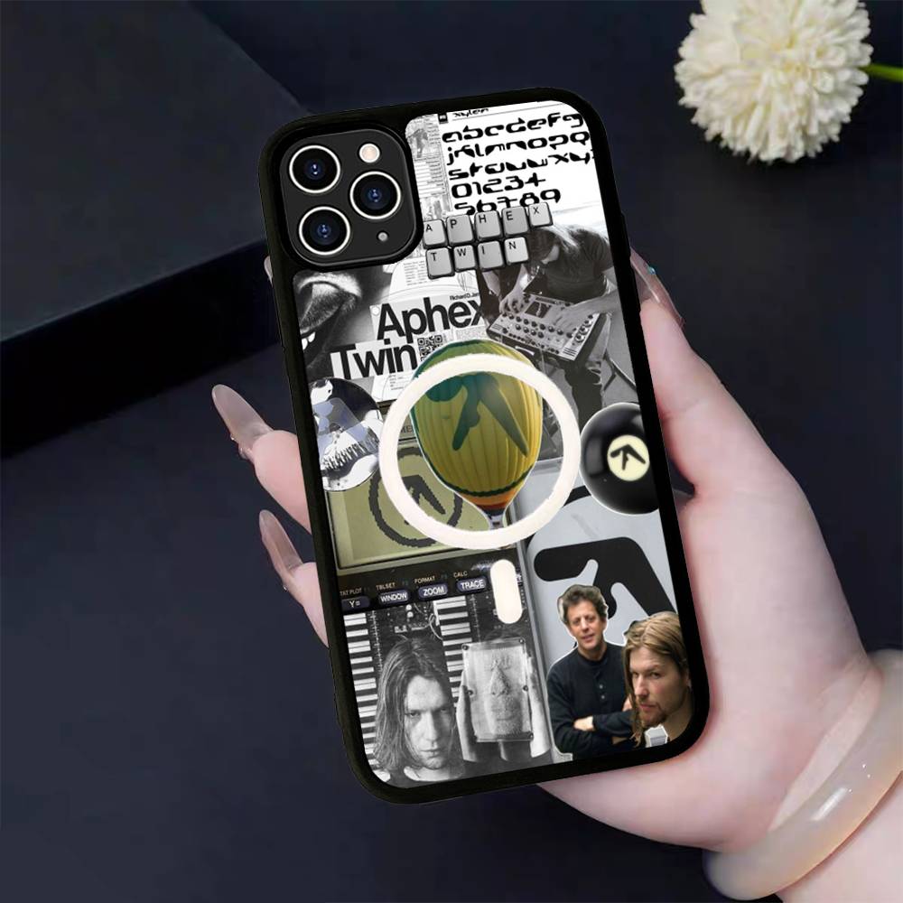 Musiker A-Aphex T-Twin Für Magsafe Hülle Für IPhone 17 16 Pro Max 15 14 Plus 13 12 11 Kabelloses Laden Handyhülle