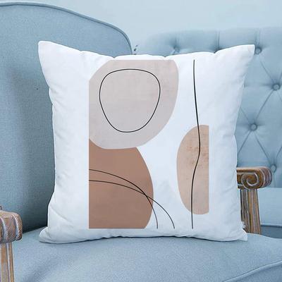 Nowoczesna Kolorowa Poszewka Geometryczna Poszewka na Poduszkę Salon Sofa Krzesło Dekoracja Domu 45 * 45cm