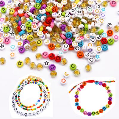 Acryl Mond Stern Perlen Anhänger Für DIY Schmuck 500G