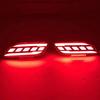 13 Car Accessors LED Reflector For Jeep COMPASS 2017 2018 2019 2020 Car Tail Light Rear Bumper Light Rear Fog Lamp Brake Light
