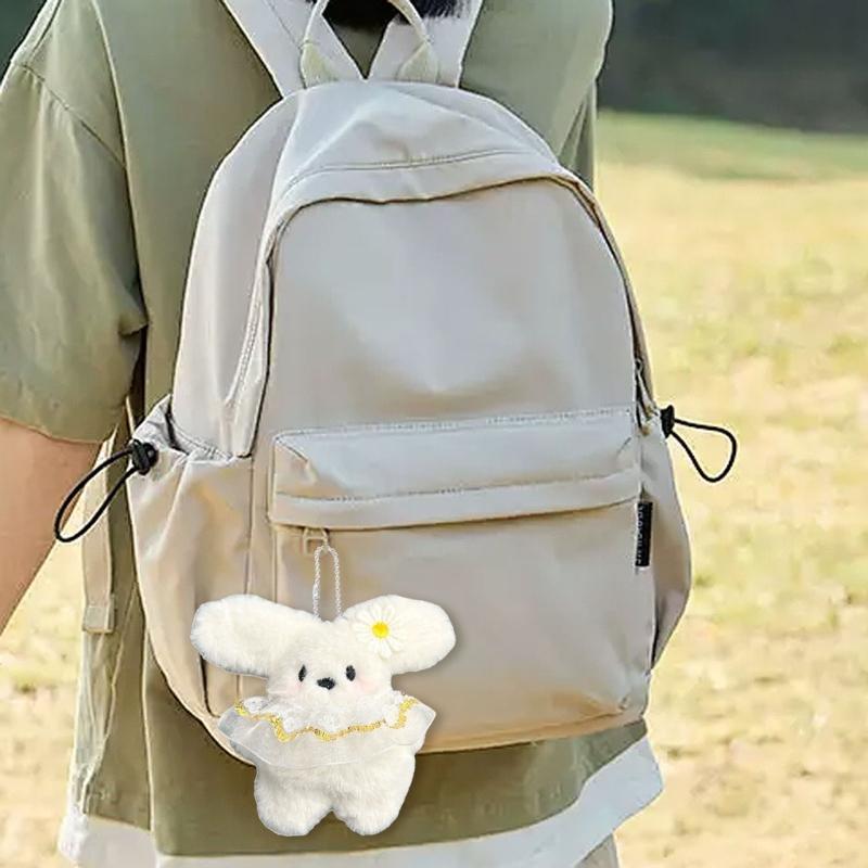 Plush Hanging Decors Soft Key Accessory Plush Key Holder Animal Shape Bag Charm Dog Plush Pendant Suitable for Girls