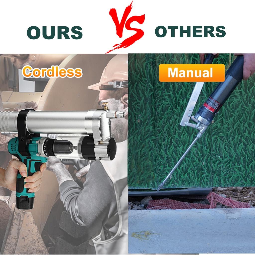 

1000 Вт Перезаряжаемый Экскаватор Высокого Давления Автомобильная Смазка Механическая Шестеренчатая Смазка 600 мл Беспроводные Электрические Пистолеты для Смазки 12 В