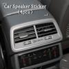 2/4Pcs 3D Aluminum Car Audio Speaker Decorate Badge Sticker For Skoda Octavia Fabia A7 Kamiq Kapoq Kodiaq Rapid SCALA Superb Yeti Derivati
