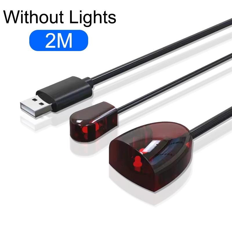 

Инфракрасный ИК Удлинитель Пульта ДУ Повторитель Приемник USB Адаптер Передатчик Подходит для Всех Устройств Дистанционного Управления Для DVD-плеера STB-приставки 2m Without lights