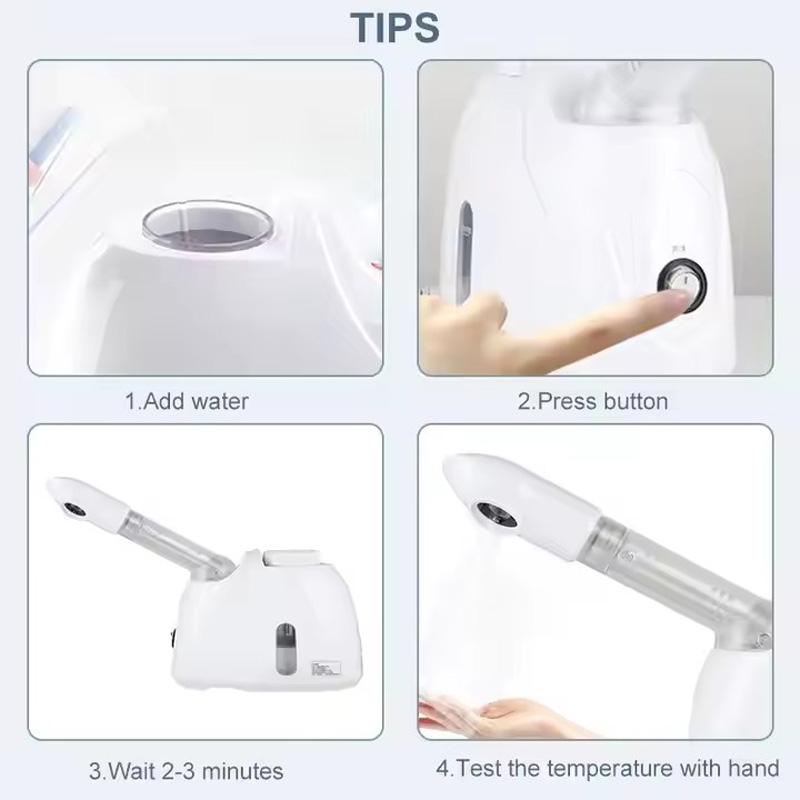 Skin Care Vaporizer Ozone Face Steam Sauna Facial Steamer Nano Mister Humidifier Whitening Moisturizing Makeup Beauty Devices