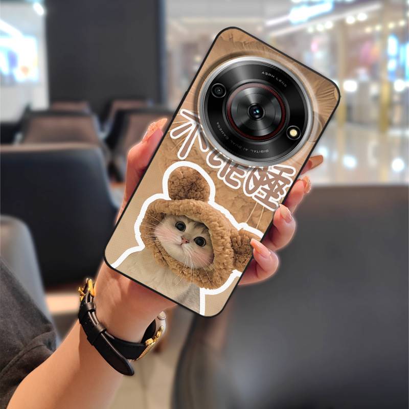 Dirt-resistant Cartoon Phone Case For ZTE Blade A75 5G/Nubia Focus 5G/Calf 5G Phone Pouch Soft case Fashion Design Cute