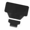 Rubber Rear Pad Saddlebag Trunk Passenger Backrest Accessory Fit for F800GS(Black)