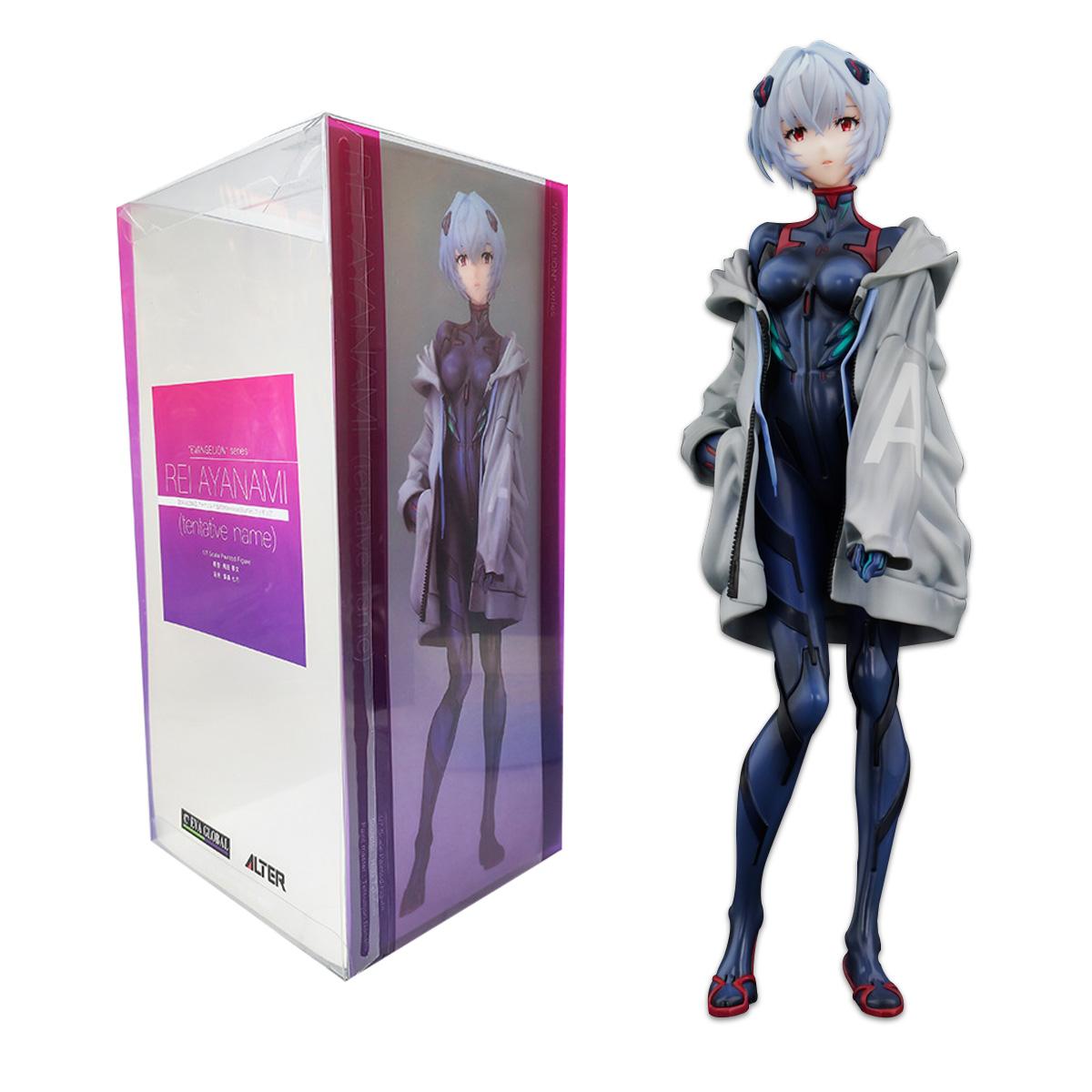 

22cm Anime EVA NEON GENESIS Ayanami Rei EVANGELION Figures Millennials Illust Action Figure Fashionable Clothes PROTOTYPE Model Toy With box
