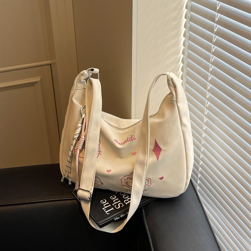 

Korean Style Casual Soft Leather Tote & Crossbody Bag - Fashionable Design for Students and Commutes, 2025 Without Pendant