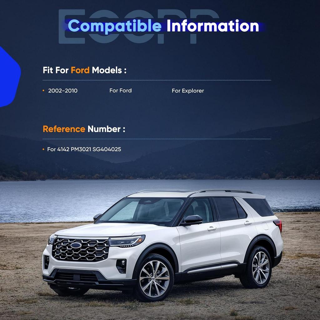 ECCPP® Lift Supports Front Hood Struts Gas Springs Shocks For 2002-2010 Ford Explorer Mercury Mountaineer Set Of 2