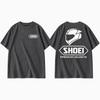 Unisexs Unisexs Rundhals T-Shirt Shoei Premium Helme Rennlogo Kurzarm Vintage Motorrad Streetwear Lässiges T-Shirt