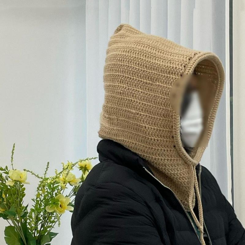 New Dopamine Rainbow Fisherman Hat Handmade Knitted Sunscreen Beanie Versatile Cute Bee Hat