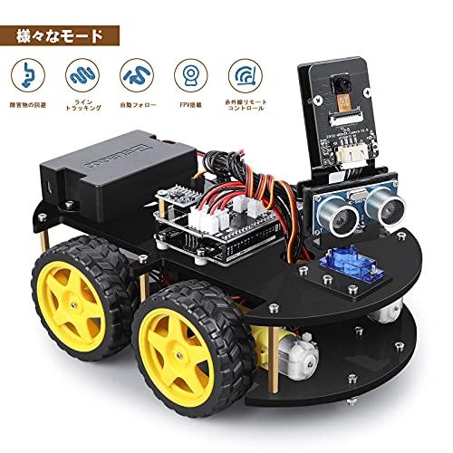 ELEGOO UNO R3 Smart Robot Car V4.0 Electronic Craft Educational Toy, Robot for All Ages