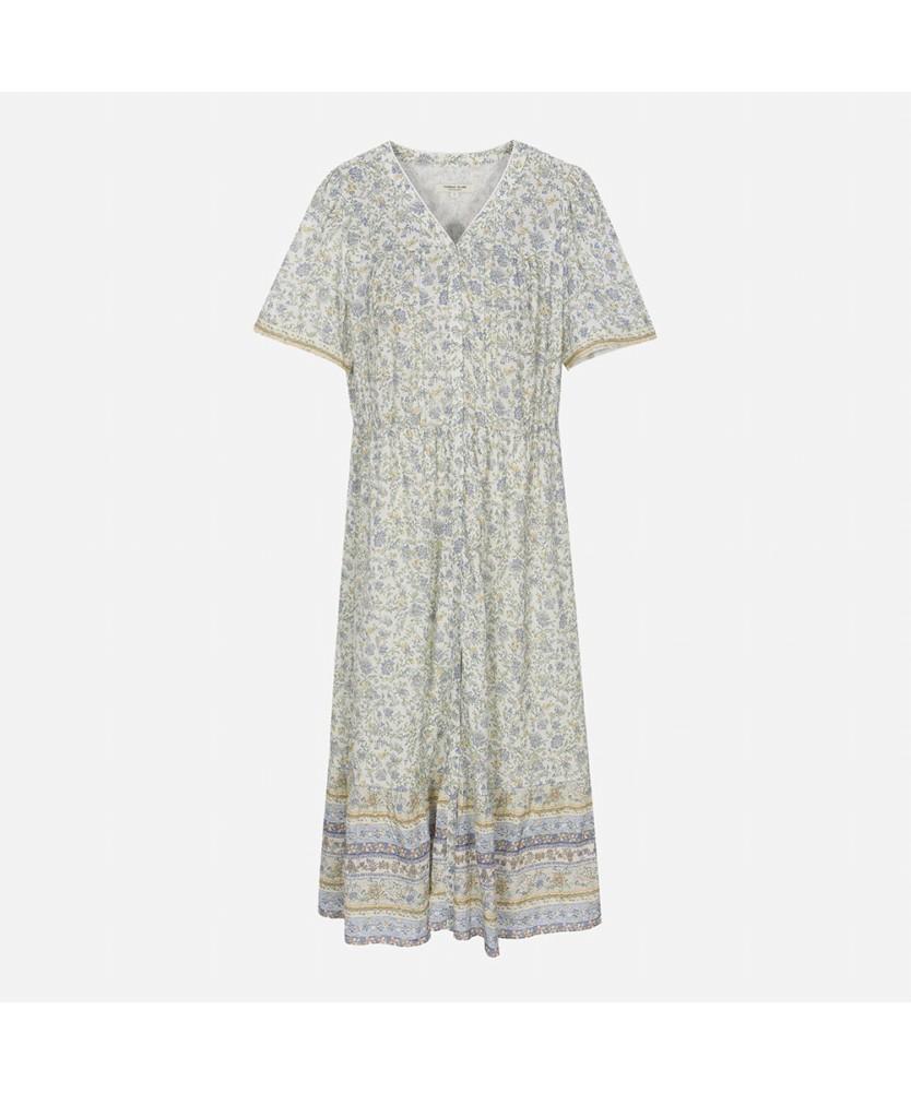 THURSDAY ISLAND Floral V-Neck Dress_T264Mop259W