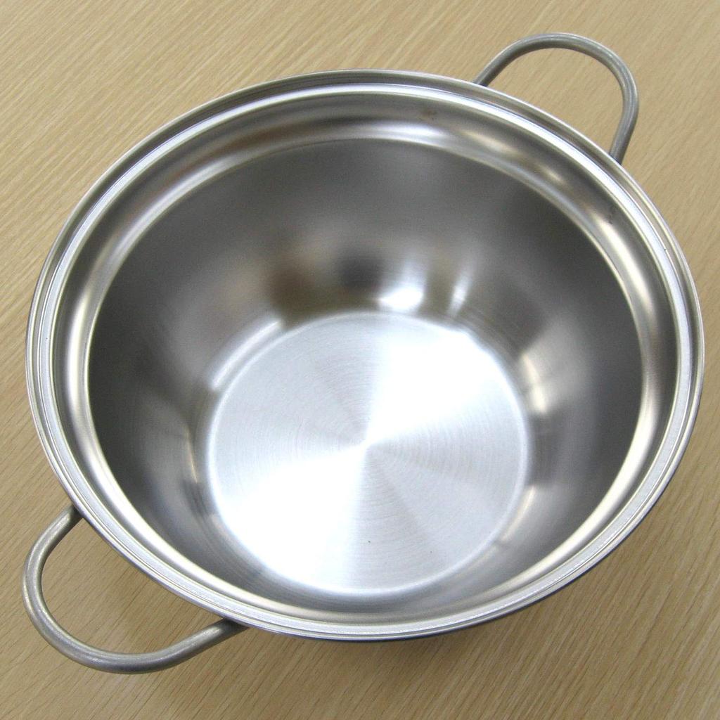 Nagao Stainless Steel Tabletop Made In Japan Tsubame-Sanjo IH-Compatible Pot, 24cm, YOSENABE,