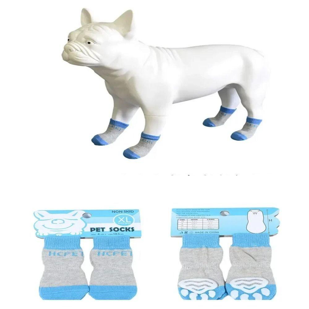 High Quality Anti Slip Pet Socks Cotton Cartoon Dog Socks Puppy Shoes