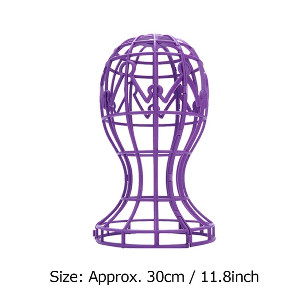PP Foldable Wig Stand Foldable Design Wig Holder Stand Wig Hat Display Wig Display Stand  Home Use