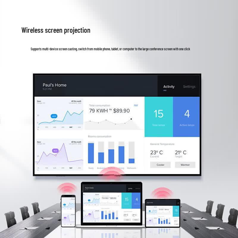 YSX 100-inch Smart Interactive Meeting Flat Panel (CN version)