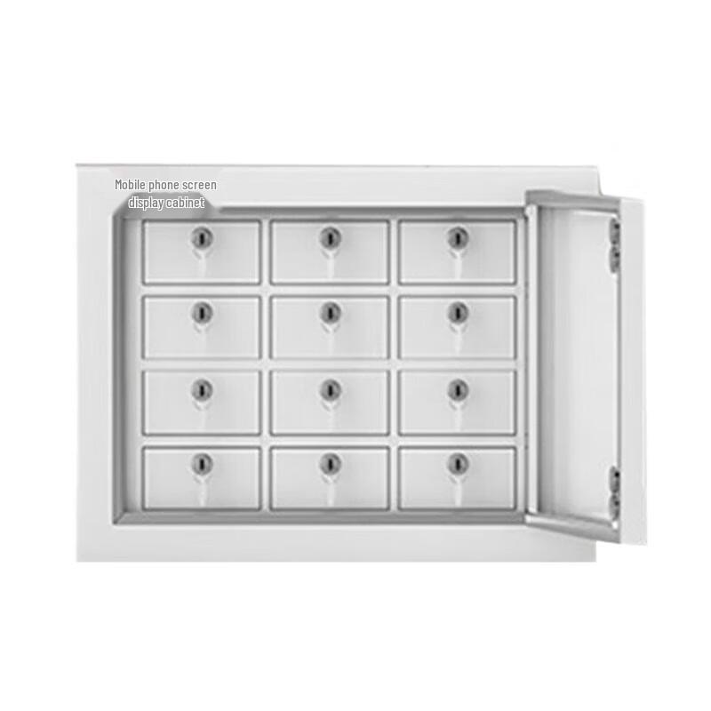 

Secure Wall-Mounted 12-Slot Signal Shielding Phone Locker