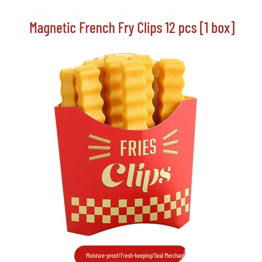 

Многофункциональный зажим для герметизации и магнит на холодильник для пакетов