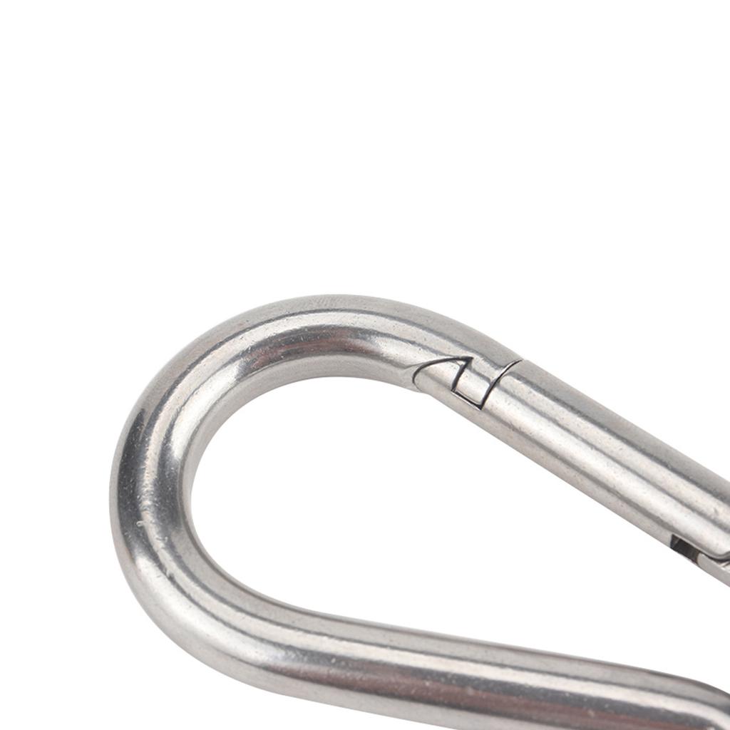 M8*80mm Safety Buckle Trailer Spring Breakaway Safety Rope RV Trailer Connector