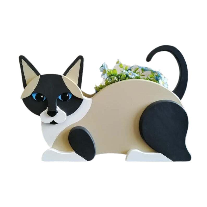Creative Pet Cat Dog Flower Pot for Garden Courtyard Decoration