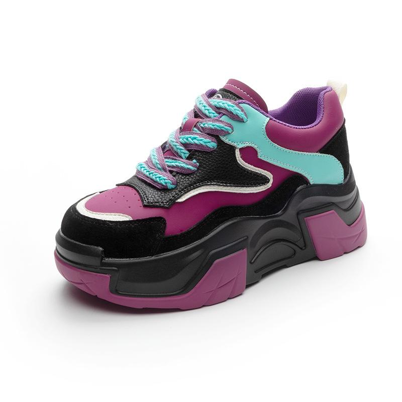 2025 autumn new little white shoes female student sports shoes Internet celebrity casual fashion dad shoes versatile thick sole