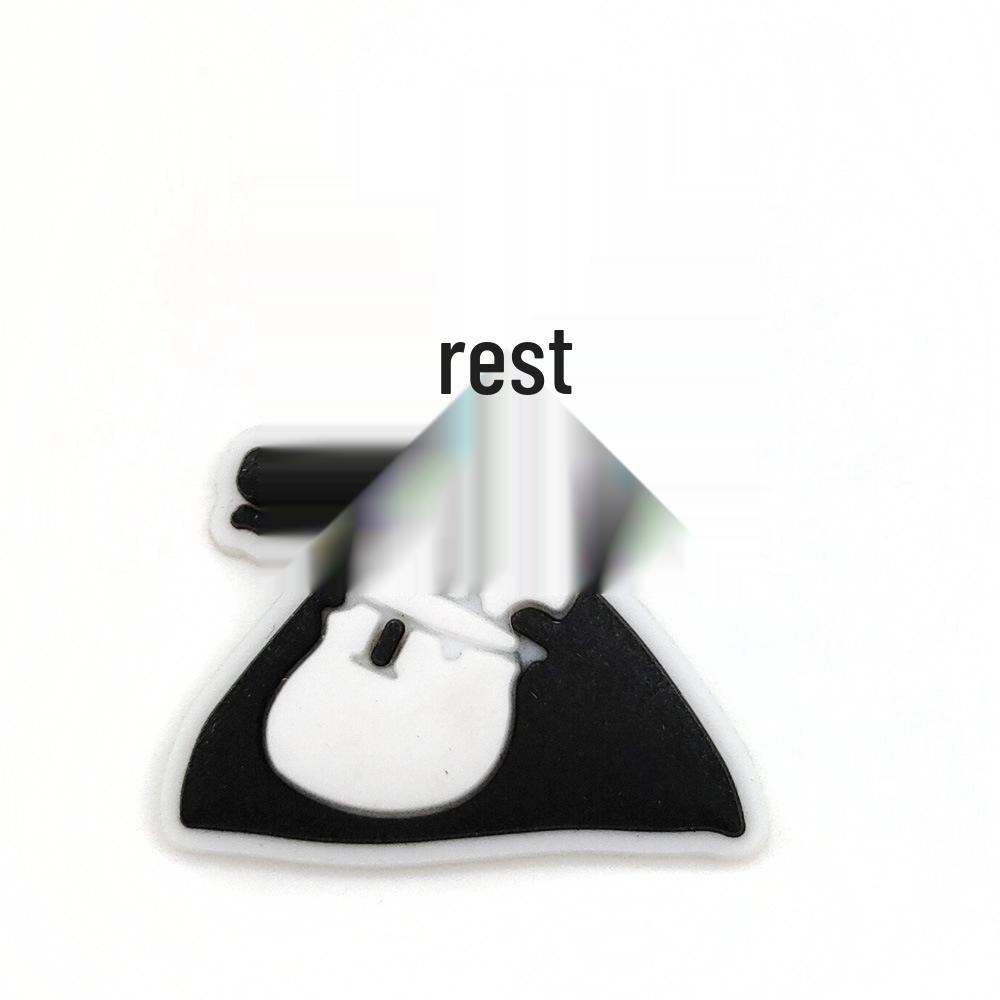 Black & White Halloween Punk Metal Rock Croc Shoe Charms