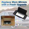 Car Sun Shade Visor Makeup Cosmetic Mirror Cover for Mercedes Benz W203 C Class 2001 2002 2003 2004 2005-2007 2038102110 LHD