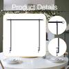 Wedding over The Table Rod Stand Balloon Flower Arch Support Display Adjustable Metal Desktop