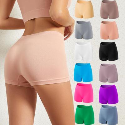 Hochelastische, atmungsaktive Boxerunterwäsche für Damen: Große Größe, hautfreundlich, hautabweisend, mittlere Taille, hüfthebend.
