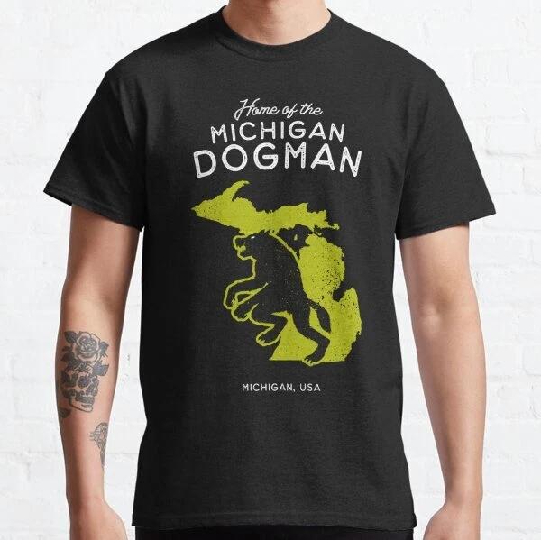 NEW LIMITED Home of the Michigan Dogman Michigan Made In USA T-Shirt XXXL