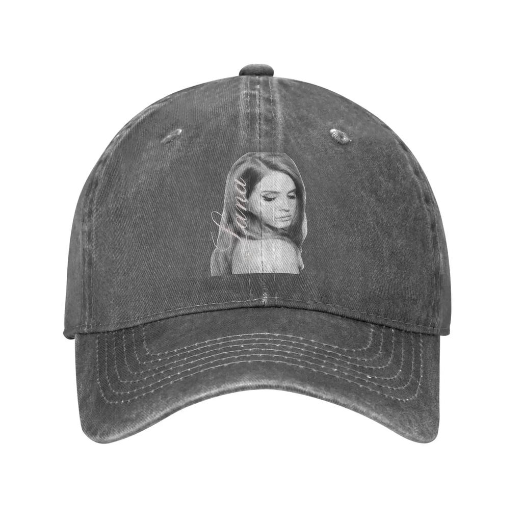 Lana Del Rey Baseball Cap Sun  Hiking Fishing Adjustable Washed Hip Hop Hats Female Male Y2k Funny Print Snapback Cap