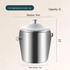 Double-Layer Insulated Beverage Ice Bucket