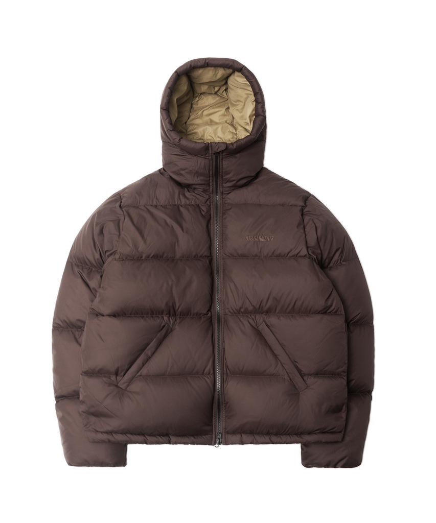 Qt8 Garments Rg Duck Down Heavyweight Hoodie Jacket (Brown)