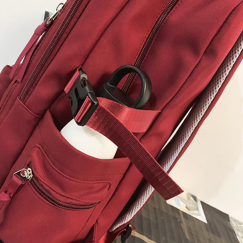 Backpack Men's Large Capacity Computer Travel Backpack Female Junior High School Student Schoolbag