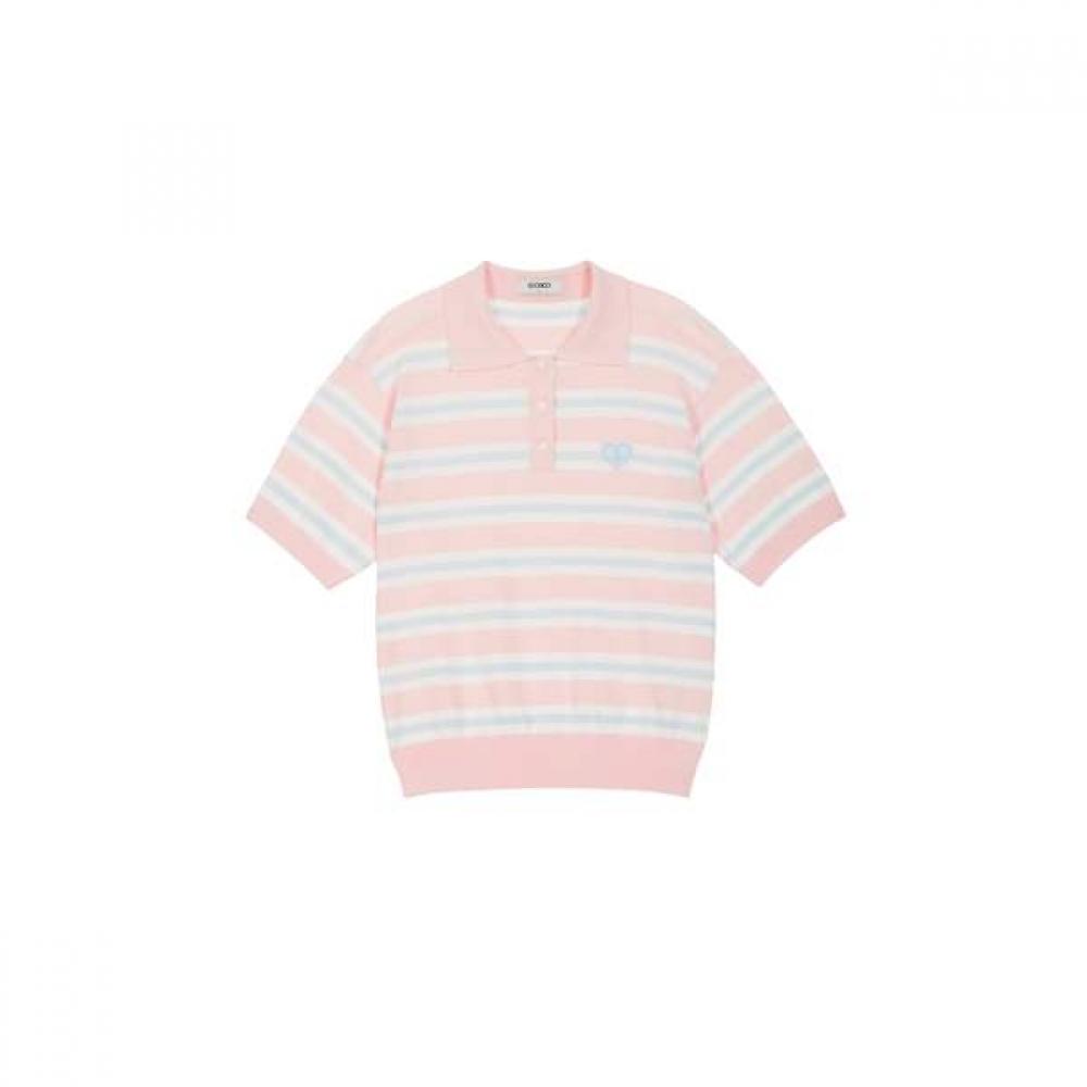 Goxo Smile Heart Sprite Knit Pink S(55)