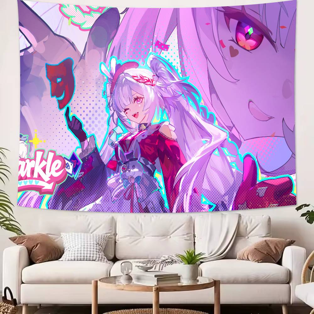 Cute Hot Funny Girl Sparxie Tapestry Decoration Bedroom Dormitory Background Cloth Holiday Home Party Living Room Club Tapestry