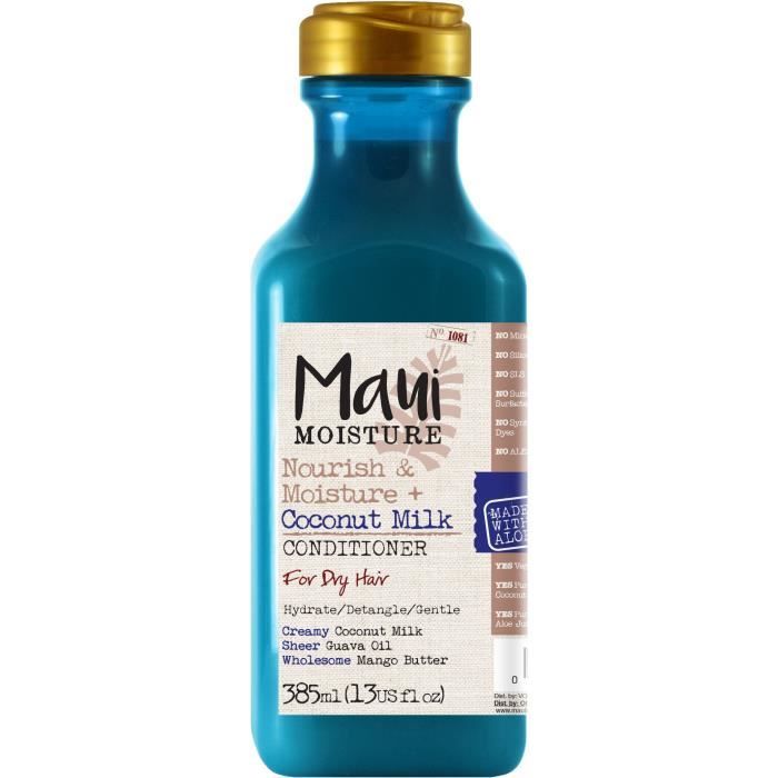 Maui Moisture - Après-Shampoing Lait de coco - Nourrit &amp; Hydrate - 385ml