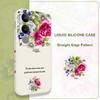 Garden Rose Phone Case For VIVO V40 V30 V29 V29E V27 V27E V25 V25E V23 V23E V21 V20 Y20 Y12 Y21 Y22 Y50 Y35 Y76 Y36 Pro 4G 5G