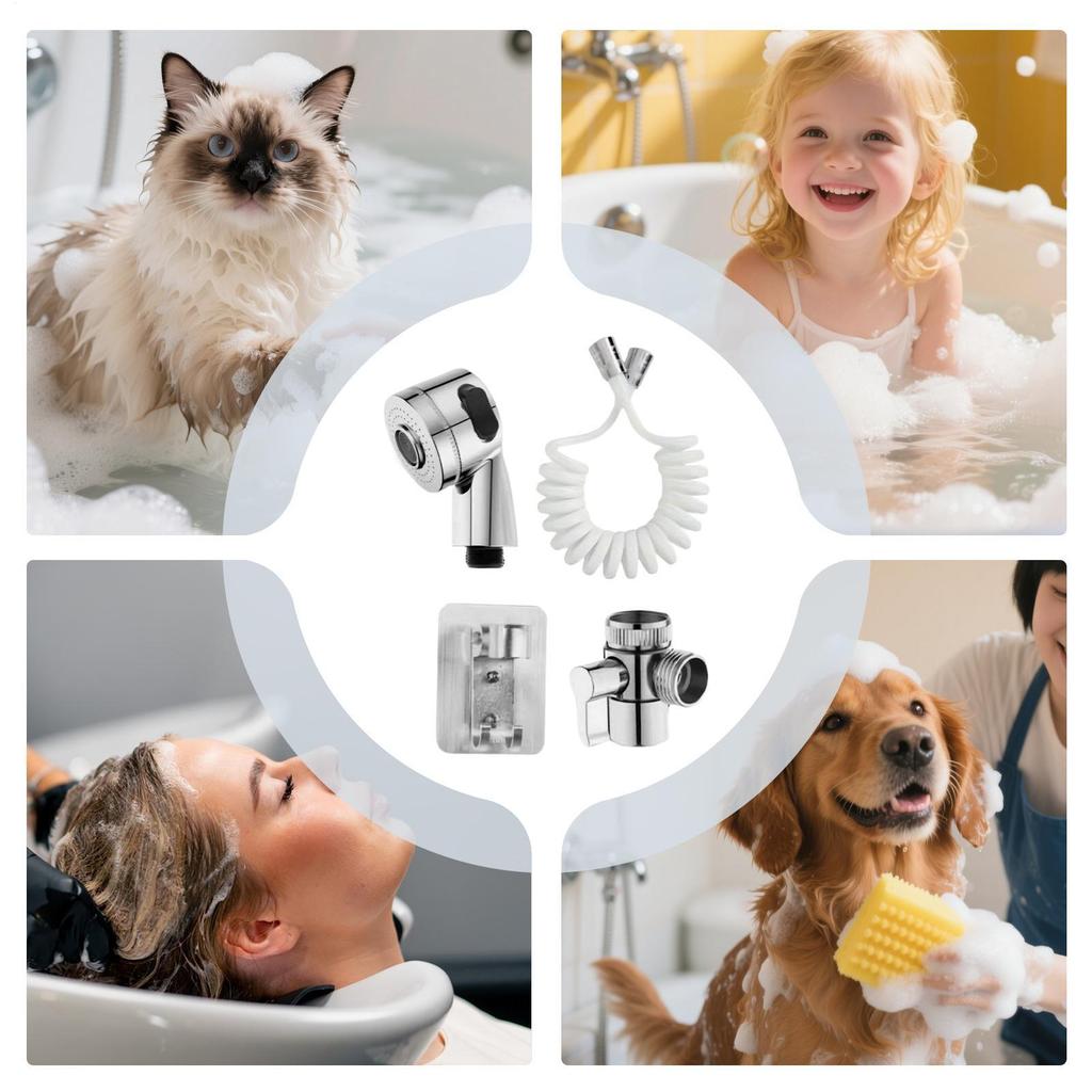 Kitchen Faucet Sprayer Attachment Kitchen Sink Handheld Sprayer Attachment Set Shower Hose Stand Head Adapter Set For Utility