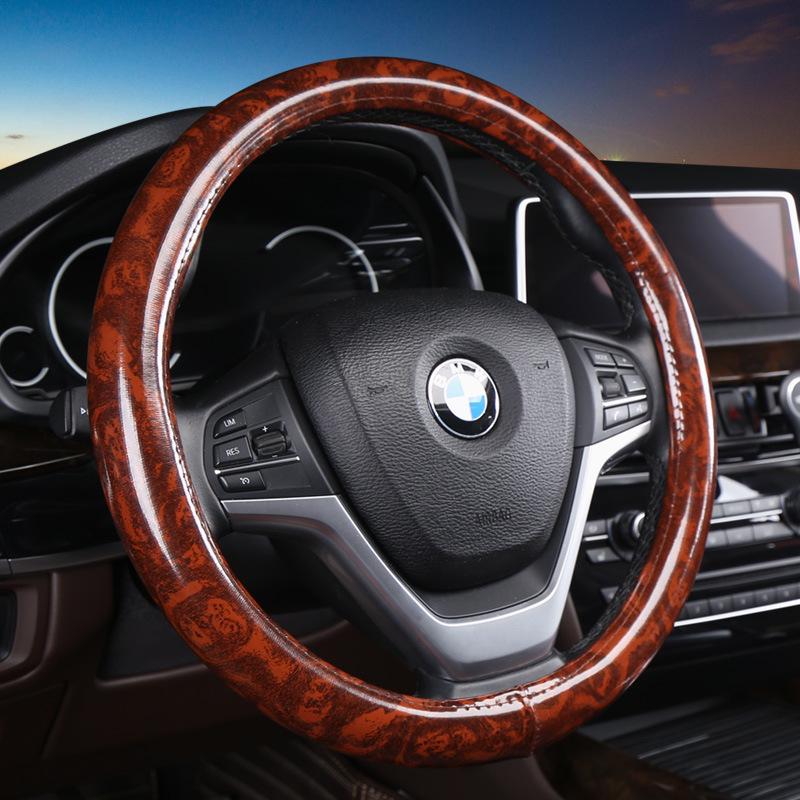 Four Seasons 2011 Pfirsichholzmaserung & Leder Auto Lenkradbezug