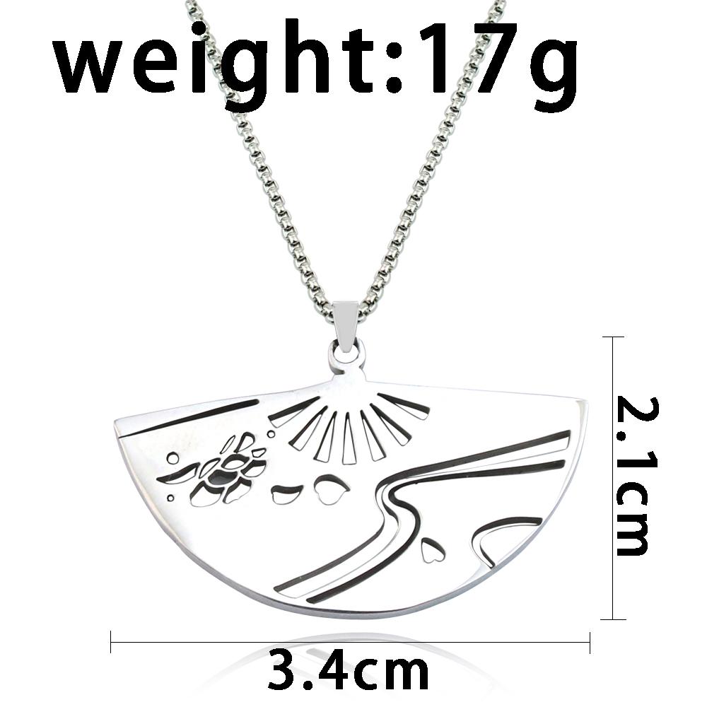 New Genshin Impact Necklace For Women/Men Punk Anime Scaramouche Xiao Titanium Steel Necklaces Jewelry Accessories Gift for Fans