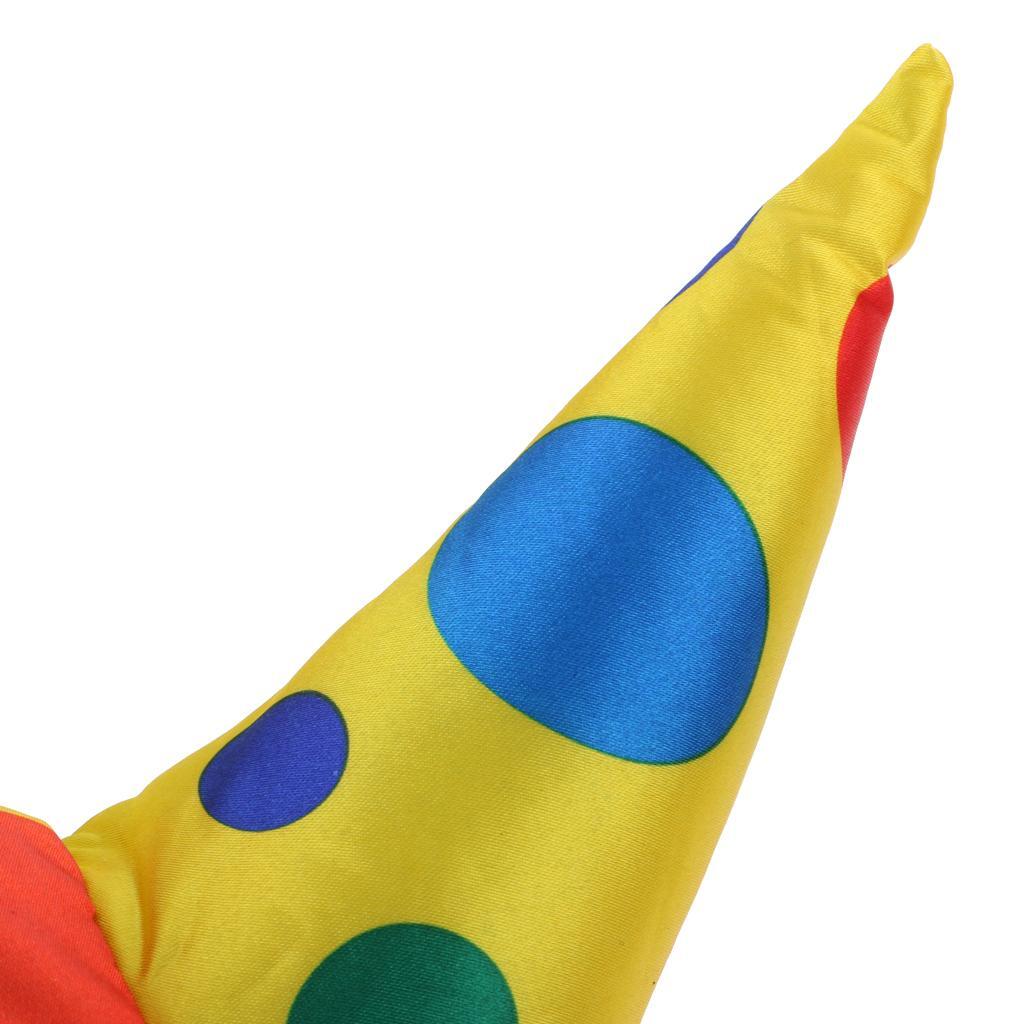 Klaunský klobouk s puntíky čelenka šašek čelenka kostým maškarní