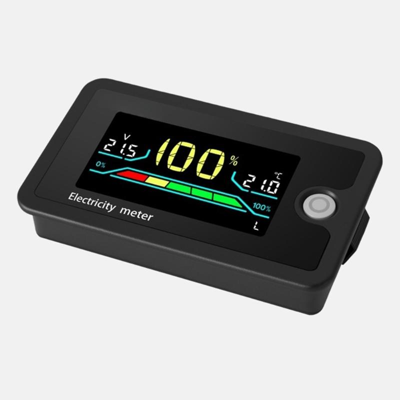 8-100V Battery Capacity Indicator LCD Car Motorcycle Voltmeter Electricity Meter Digital Battery Charge Levels Indicator