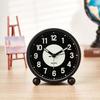 Bedside Glow In Dark Alarm Clock Non Ticking Bedroom Decor Compact Bedside Clock With Luminous